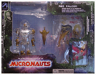 2003 Palisades Micronauts RED FALCON Classic Color MIB